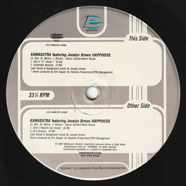 Happiness Kamasutra,Jocelyn Brown