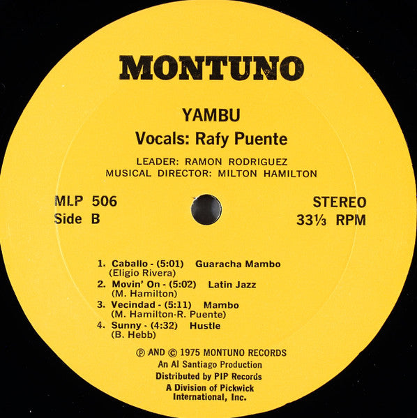 Yambú Al Santiago,Yambú