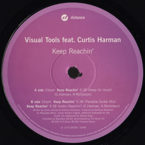 Keep Reachin' Visual Tools,Curtis Harman