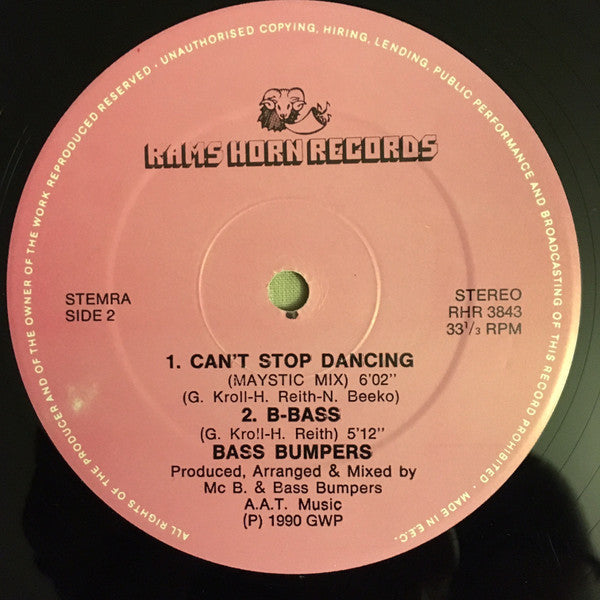 Can't Stop Dancing Bass Bumpers
