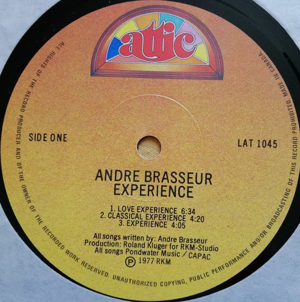 Experience André Brasseur