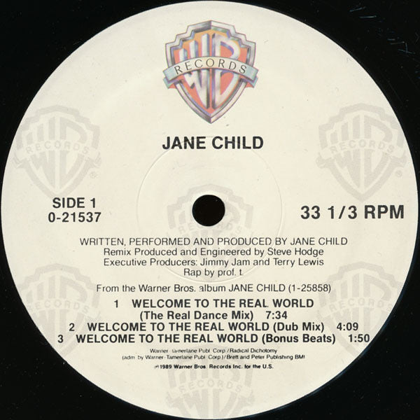 Welcome To The Real World Jane Child