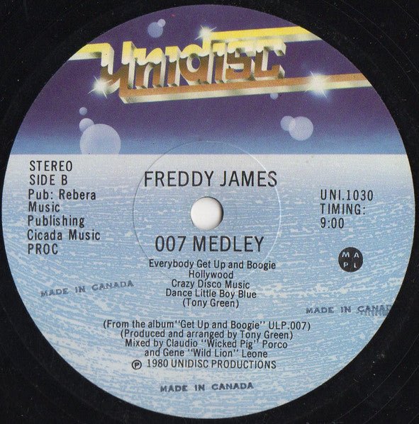 007 Medley Freddie James