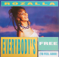 Rectangle Triangle Everybody's Free (To Feel Good) album cover featuring vibrant abstract artwork in bold colors.