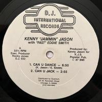 Kenny "Jammin" Jason - Can U Dance, 12" vinyl, on D.J. International Records (1987)