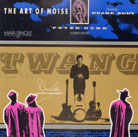 Extended version of Peter Gunn album cover by Rectangle Triangle, featuring artwork with bold graphics and vibrant colors.