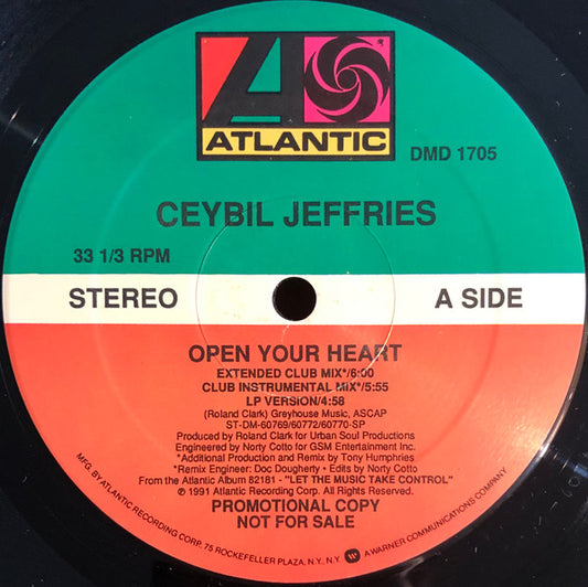 Ceybil Jefferies - Open Your Heart