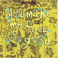 Rectangle Triangle You Make Me Feel So Good music album cover featuring vibrant abstract geometric shapes and bold typography.