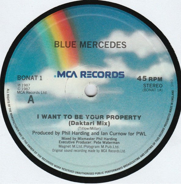 I Want To Be Your Property 2 Blue Mercedes