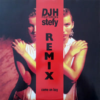 Rectangle Triangle Come On Boy (Remix) music cover featuring vibrant artwork and bold typography.