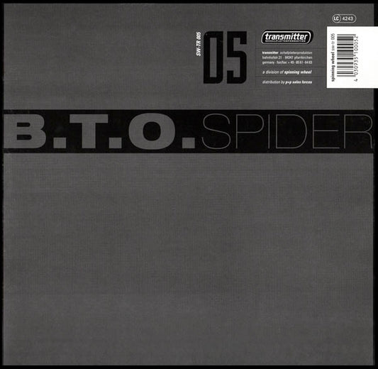 BTO Spider - The Party / It's Hard To Explain
