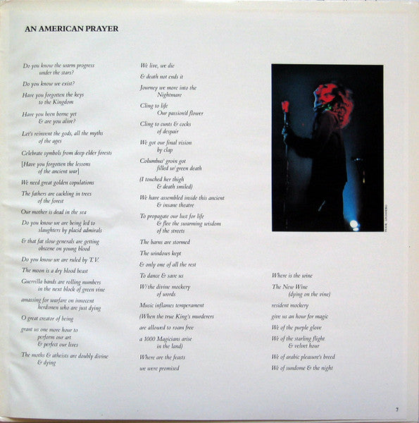 An American Prayer