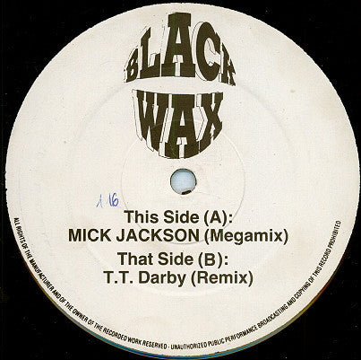 Mick Jackson (Megamix) / T.T. Darby (Remix) | Rectangle Triangle