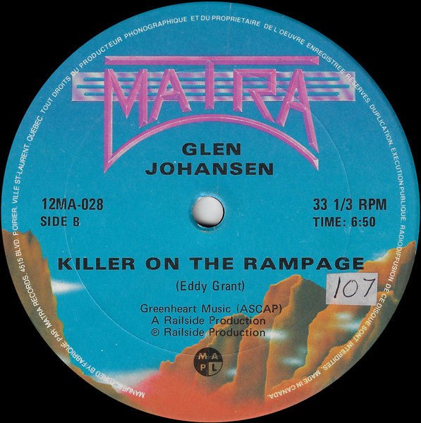Killer On The Rampage 2 Glen Johansen