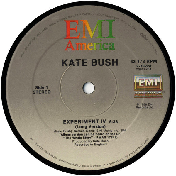 Experiment IV Kate Bush