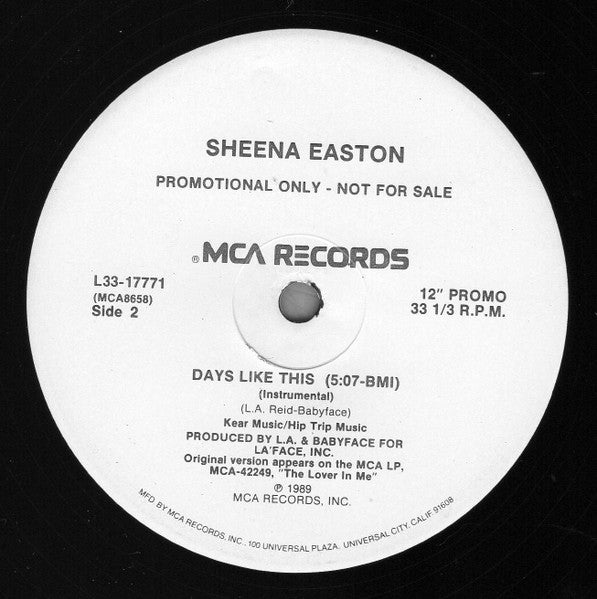 Days Like This Sheena Easton