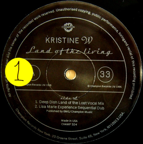 Land Of The Living 3 Kristine W