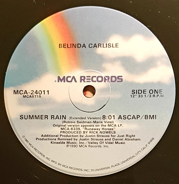 Summer Rain (Extended Version) Belinda Carlisle