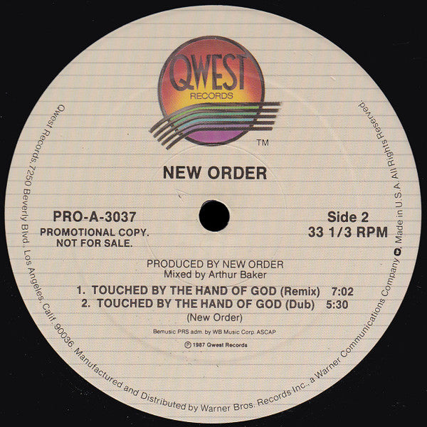 Blue Monday / Touched By The Hand Of God