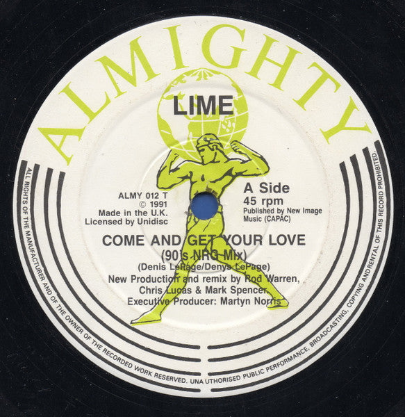Come And Get Your Love (90's Remixes) Lime (2)