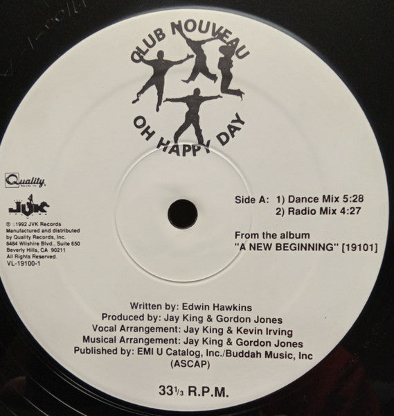 Oh Happy Day Club Nouveau