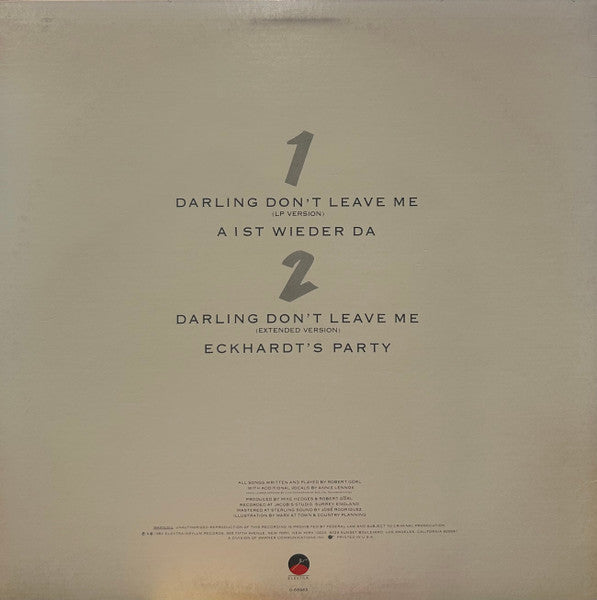 Darling Don't Leave Me Robert Görl
