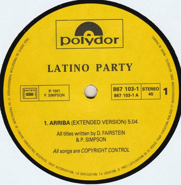 Arriba ! Latino Party