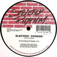 Rectangle Triangle In The World Of Trance / The Voodoo Theme music album cover featuring vibrant artwork and bold typography.