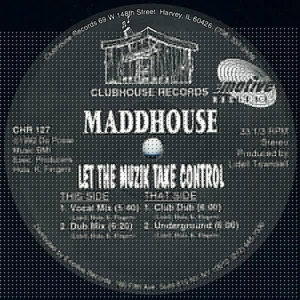 Rectangle Triangle "Let The Muzik Take Control" music album cover art featuring bold typography and abstract design.