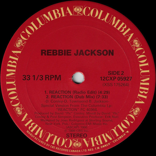 Reaction 4 Rebbie Jackson