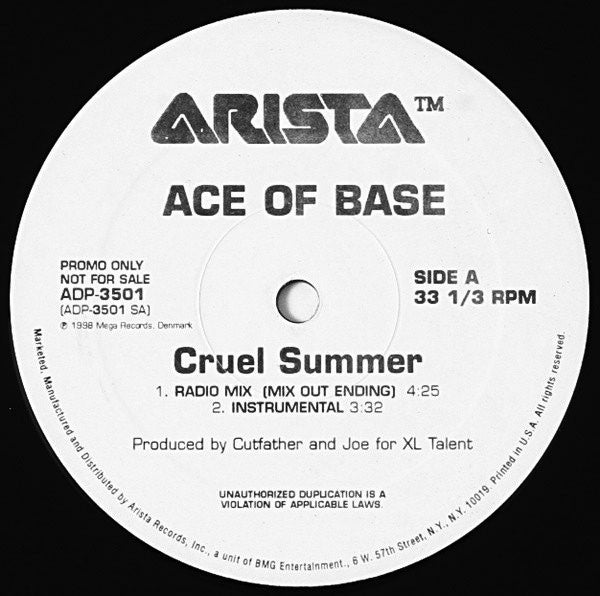 Cruel Summer Ace Of Base