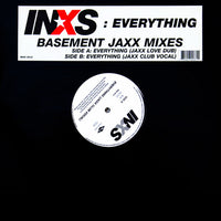Rectangle Triangle's "Everything" Basement Jaxx Mixes album cover featuring abstract geometric artwork and vibrant colors.