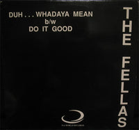 Rectangle Triangle Duh...Whadaya Mean / Do It Good album cover featuring abstract geometric shapes and bold typography design.