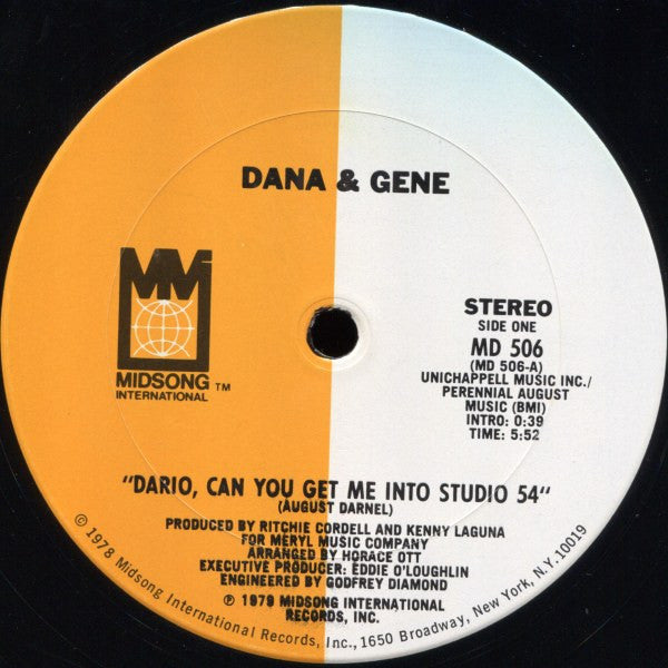 Dario, Can You Get Me Into Studio 54 | Rectangle Triangle  