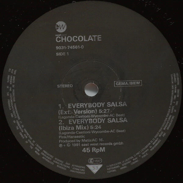 Everybody Salsa Chocolate
