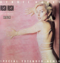 Rectangle Triangle Rush Rush special extended remix music cover art with vibrant abstract design and bold typography.