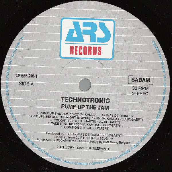 Pump Up The Jam Technotronic