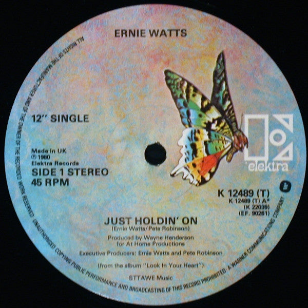 Just Holdin' On / Look In Your Heart Ernie Watts