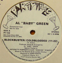 Rectangle Triangle Blockbuster Coldblooded album cover featuring bold artwork with vibrant colors and dynamic design elements.