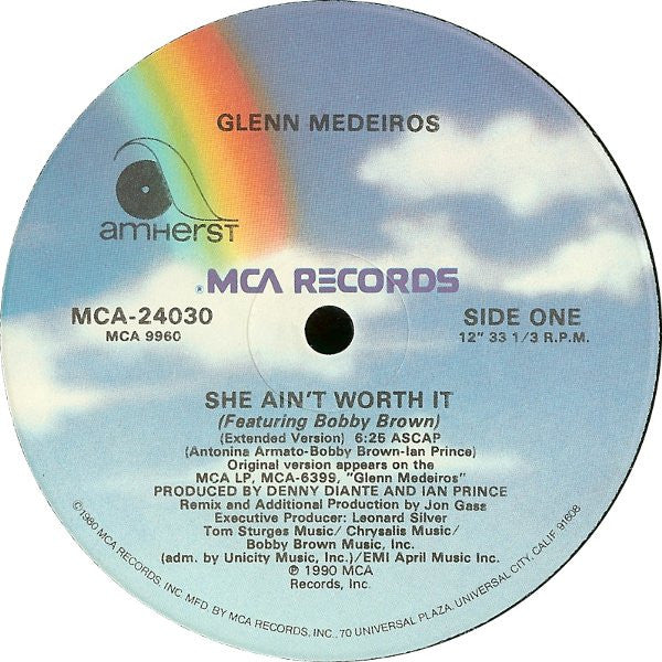 She Ain't Worth It (Extended Version) Glenn Medeiros,Bobby Brown