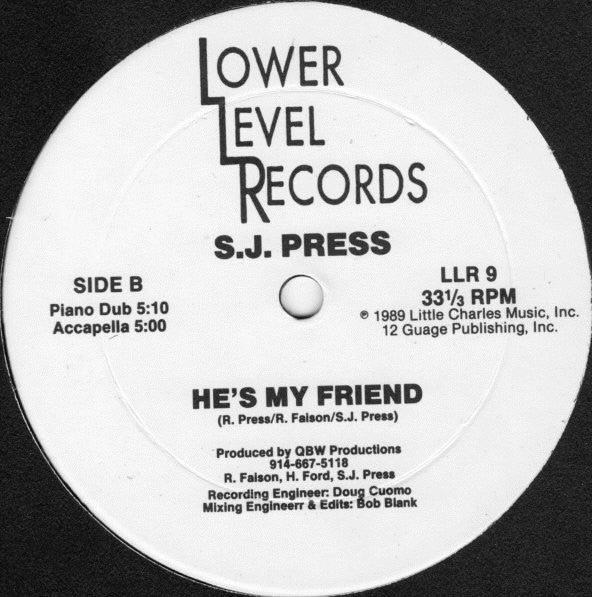 He's My Friend S.J. Press