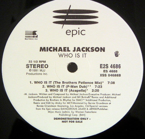 Who Is It Michael Jackson