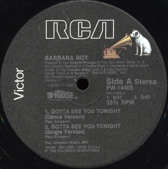 Gotta See You Tonight Barbara Roy