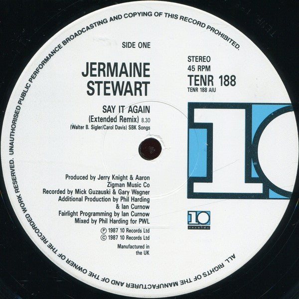 Say It Again 4 Jermaine Stewart