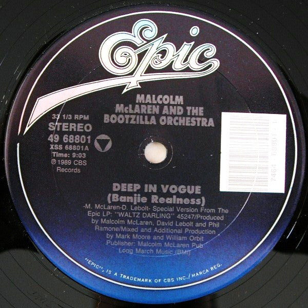 Deep In Vogue Malcolm McLaren And The Bootzilla Orchestra
