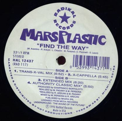 Mars Plastic - Find The Way