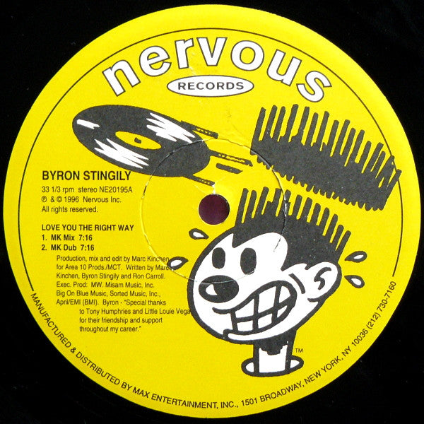 Byron Stingily - Love You The Right Way