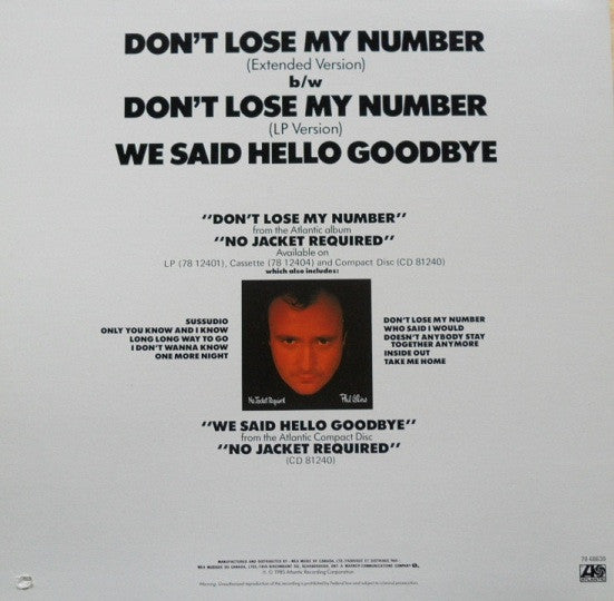 Don't Lose My Number (Extended Version) | Rectangle Triangle  