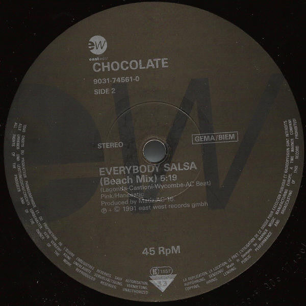 Everybody Salsa Chocolate