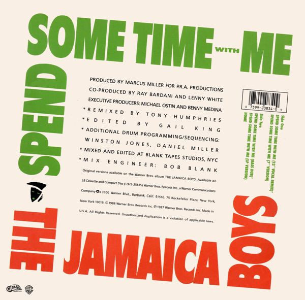 Spend Some Time With Me The Jamaica Boys